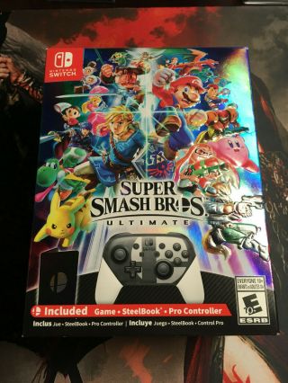 Smash Bros.  Ultimate Special Edition Nintendo Switch Rare