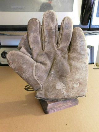 Antique One Inch Web Baseball Glove