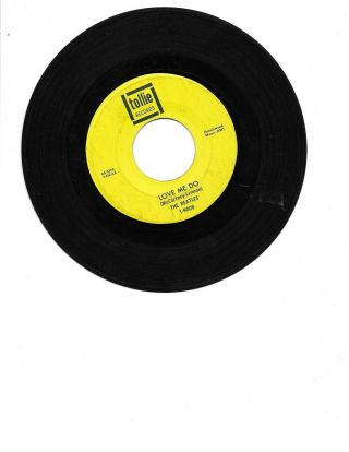 Beatles - Love Me Do/p.  S.  I Love You - Tollie 45 G,  Rare Label