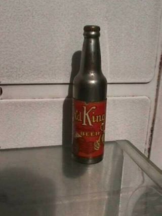 Rare Old King Beer Bottle Shaped Cigarette Lighter Southwestern Oklahoma City