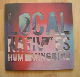Local Natives Hummingbird Blood Red Marbled Vinyl Limited Ed Rare