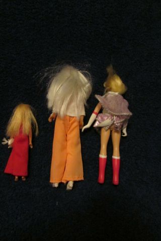 Three Vintage Dolls 1 Mini Barbie Doll,  1 Clone Dawn Doll & Bandai Sailor Moon 2