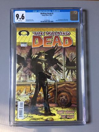 The Walking Dead 1 (oct 2003) Cgc 9.  6 1st Print Rare Black Mature Readers Label