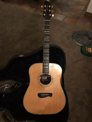 Rare Tacoma Dr55 Acoustic Guitar With Fishman Rare - Earth Pickup,