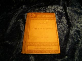 Antique 1895 Book Concillatio With The American Colonies By Edmund Burke Electic