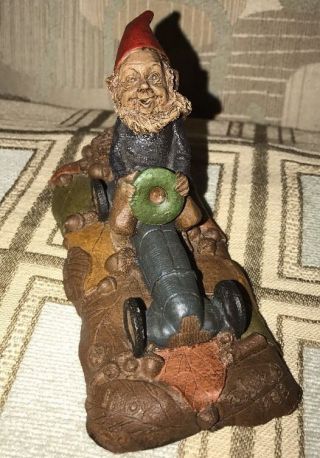 Rare Tom Clark Indy 1988 Gnome Figurine Item 5033/46 Penny Retired Mercedes