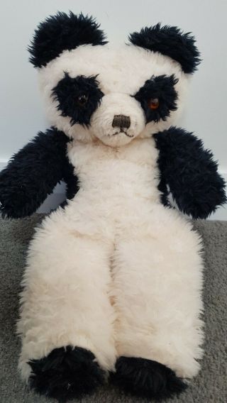 Vintage Panda Deans Teddy Bear With Label