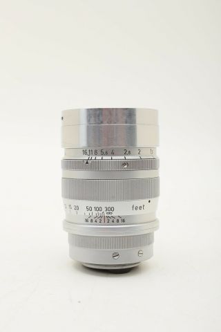 Leica 85mm f1.  5 Summarex M39 Screw Mount Lens,  M Adapter,  Hood,  Caps,  Case,  SET,  RARE 2