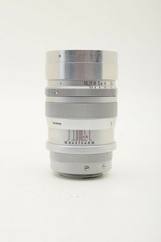 Leica 85mm f1.  5 Summarex M39 Screw Mount Lens,  M Adapter,  Hood,  Caps,  Case,  SET,  RARE 3