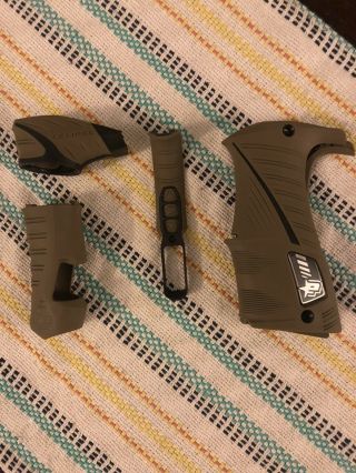 Planet Eclipse Rare Tan Lv1/geo Paintball Grips
