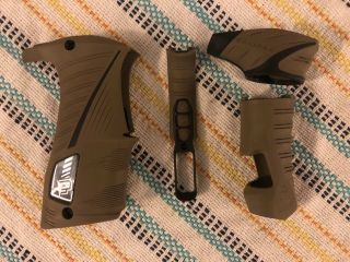 Planet eclipse RARE Tan LV1/geo Paintball Grips 2