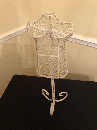 Vintage Miniature Dress Form - Wrought Iron