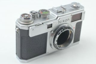 【N.  in Rare Box】 NIkon S4 35mm Rangefinder w/ Nikkor - S 50mm f1.  4 JAPAN 1544 3