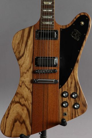 2007 Gibson Firebird V " Guitar Of The Week 12 " Zebrawood Wings Rare