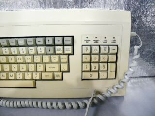 RARE Vintage Zenith Data System TERMINAL Keyboard Mechanical Green Sliders RJ11 3