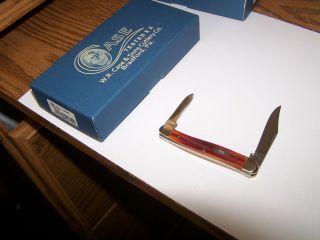 Case Xx Pocket Knife Red Bone 52109x Ss W.  R.  Case & Sons Antique Tang Stamp