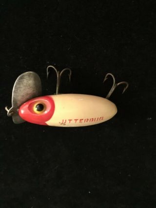 Antique Wooden Fishing Lure,  Fred Arbogast,  Jitterbug.