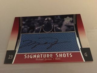 2004 - 05 Sweet Shot Signature Shots Michael Jordan Auto Bulls Rare Sp