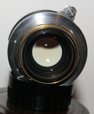VERY RARE Leica Screw Mount W - Nikkor 1:1.  8 f=3.  5cm NKJ Camera Lens CAPS Case 3