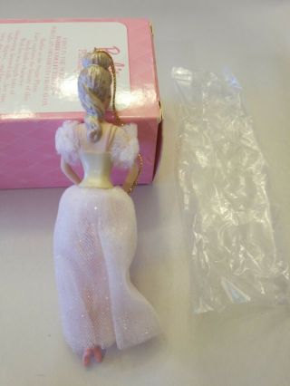 Sugar Plum Fairy Barbie Nutcracker Porcelain Avon Ornament Christmas 1997 3