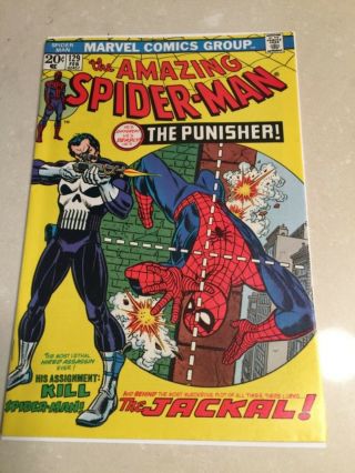 Rare 1974 Bronze Age Spider - Man 129 Key 1st Punisher
