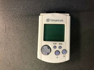 Official Oem Sega Dreamcast White Vmu Rare