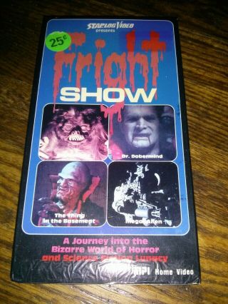 Fright Show Vhs Starlog Video Rare Horror Anthology Gore Sov