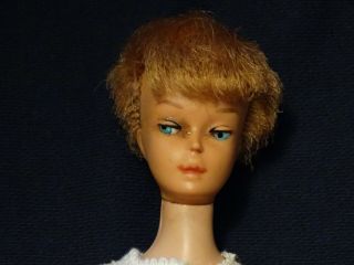 Vintage 1962 Mattel Ash Blonde Bubble Cut Barbie 2