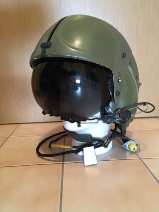Ah64 Ihads Helicopter Pilot Flight Helmet Rare Lrg Gentex Honeywell Not Hgu Mbu