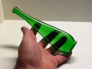 Fancy Antique Emerald Green Perfume Bottle