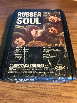 The Beatles Rubber Soul Vintage Rare 8 Track Tape Late Nite Bargain