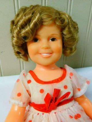 Vintage 1972 Ideal Shirley Temple Doll Stand Up And Cheer 16 " Sweet