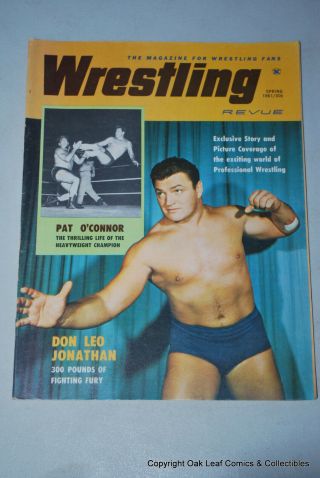 Wrestling Revue Spring 1961 F - Vf Pat O 