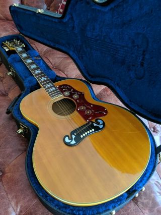 1969 Gibson Vintage J - 200 Jumbo Acoustic Guitar Elvis Presley 