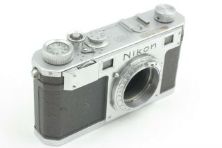 【RARE EXC5】Nikon rangefinder M Film Camera nikkor S.  C 5cm f1.  4 CLA From JAPAN 3