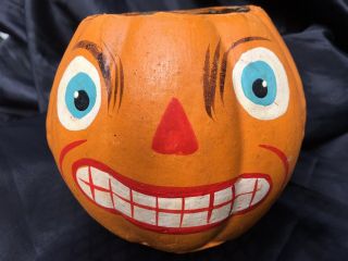 Vintage Halloween Rare German Candy Container 1920s Pre - World War Two