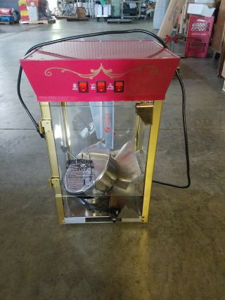 Great Northern Popcorn Antique Style Popcorn Popper Machine - Red (6091)
