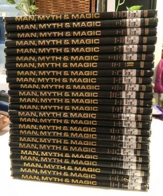 Man Myth & Magic Complete 24 Volume Book Set Rare 1970