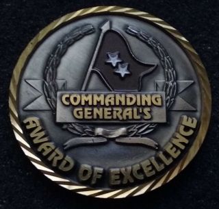 Rare 2 Star General Medcom Army Medic Center & School Sam Houston Challenge Coin