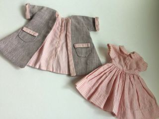 Vintage Barbie Clothes Dress And Jacket Combo