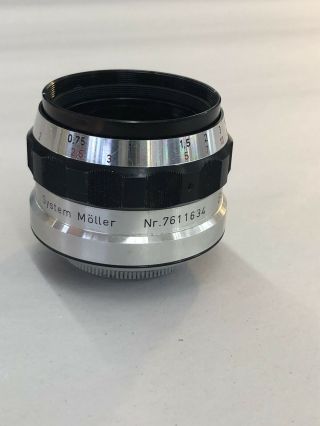 RARE System Moller Bolex anamorphot 8/19/1.  5x anamorphic lens 3