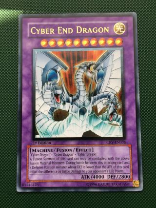 Cyber End Dragon Crv - En036 Ultimate Rare 1st Edition Near Mint/vlp