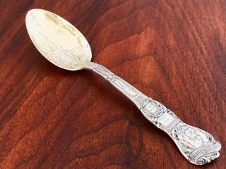 - Watson Co.  Sterling Silver Souvenir Teaspoon For Minneapolis Indian To Handle