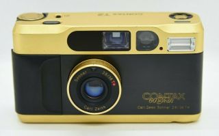 【Rare Near Mint】 Contax T2 60 Years Gold Limited 35mm Film Camera From JAPAN 2