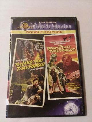Double Feature Dvd,  The Land That Time Forgot And People Time Forgot.  Rare