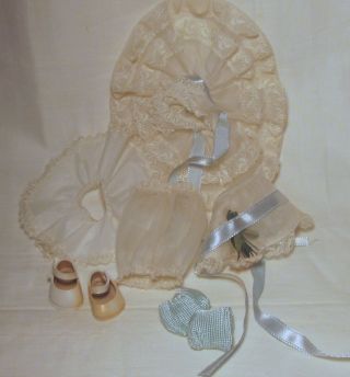 Vintage Strung Ginny Organdy Lace Outfit Number 7135 3 Day Nr
