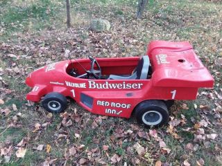 Rare Vintage Budweiser 1 Go Kart Parade Car Red Indy Car Style