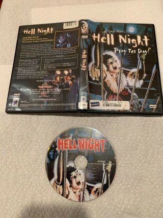 Hell Night (anchor Bay Dvd) Rare Oop 1981 Linda Blair Horror 80s Slasher