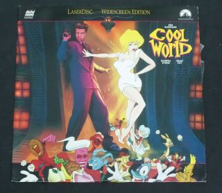 Cool World Laserdisc Ralph Bakshi Animated Cartoon Cult Movie Ld Rare