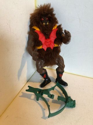 Vintage Motu Dark Face Grizzlor Action Figure Masters Of The Universe Rare